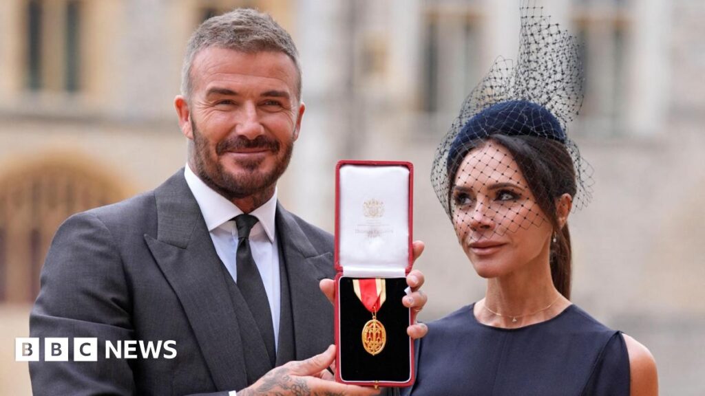 Beckhams’ ‘Blackpool’ lighting plans irk Oxfordshire neighbours Image shows a man in a Persians for Trump shirt at CPAC
