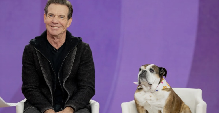 The actor and Peaches during their March 19, 2025 appearance on TODAY.