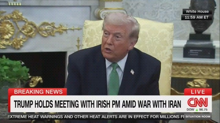 Reporter: Your director of national counterterrorism, Joe Kent, he just resigned today. He said he can't support your conflict with Iran. Trump: I always thought he was a nice guy but I always thought he was weak on security. I didn't know him well.