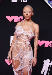 Doja Cat at the 2023 MTV Video Music Awards held at Prudential Center on September 12, 2023 in Newark, New Jersey. (Photo by Gilbert Flores/Variety via Getty Images)