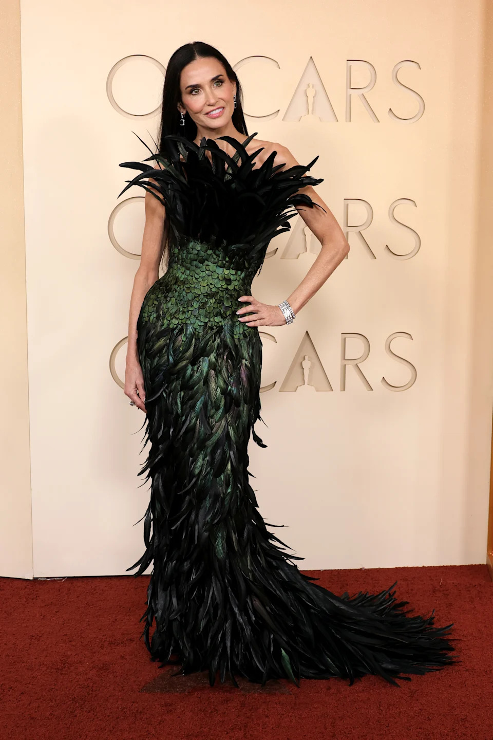 HOLLYWOOD, CALIFORNIA - MARCH 15: Demi Moore attends the 98th Oscars at Dolby Theatre on March 15, 2026 in Hollywood, California. (Photo by Kevin Mazur/Getty Images)