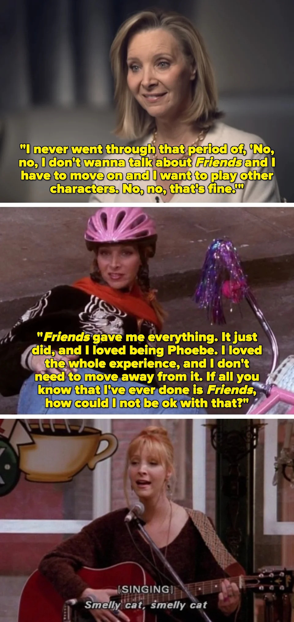 Lisa Kudrow on "CBS Sunday Morning;" Kudrow on "Friends"