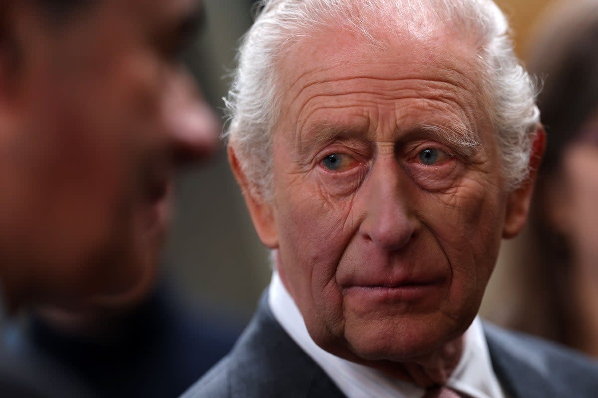 The King was diagnosed with cancer in February 2024 (PA Wire)