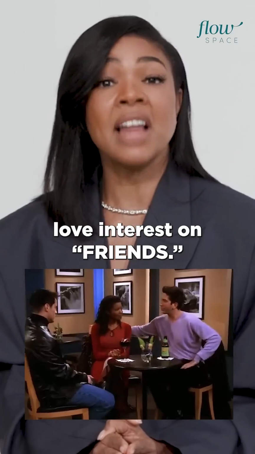 Gabrielle Union made a joke about being the first Black actor on Friends: "[NBC] went through every frame to find any other Black person who [spoke]. After looking through 27eps of 9 seasons, they were like, 'We can accurately say that you are the first African-American love interest on Friends.'"