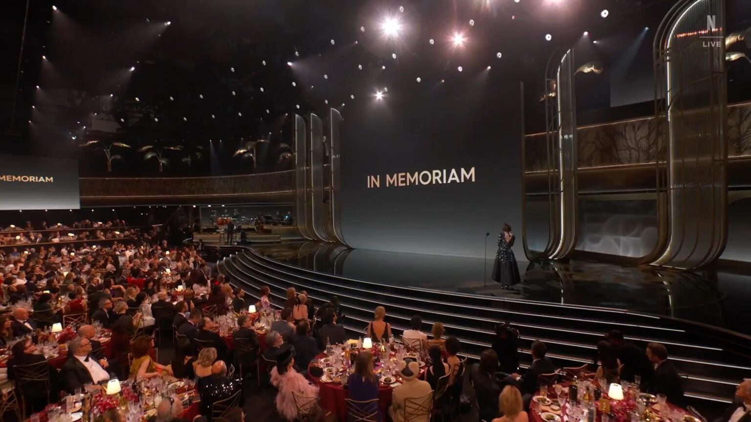 The In Memoriam segment during the 32nd Annual Actor Awards. The In Memoriam segment during the 32nd Annual Actor Awards.
