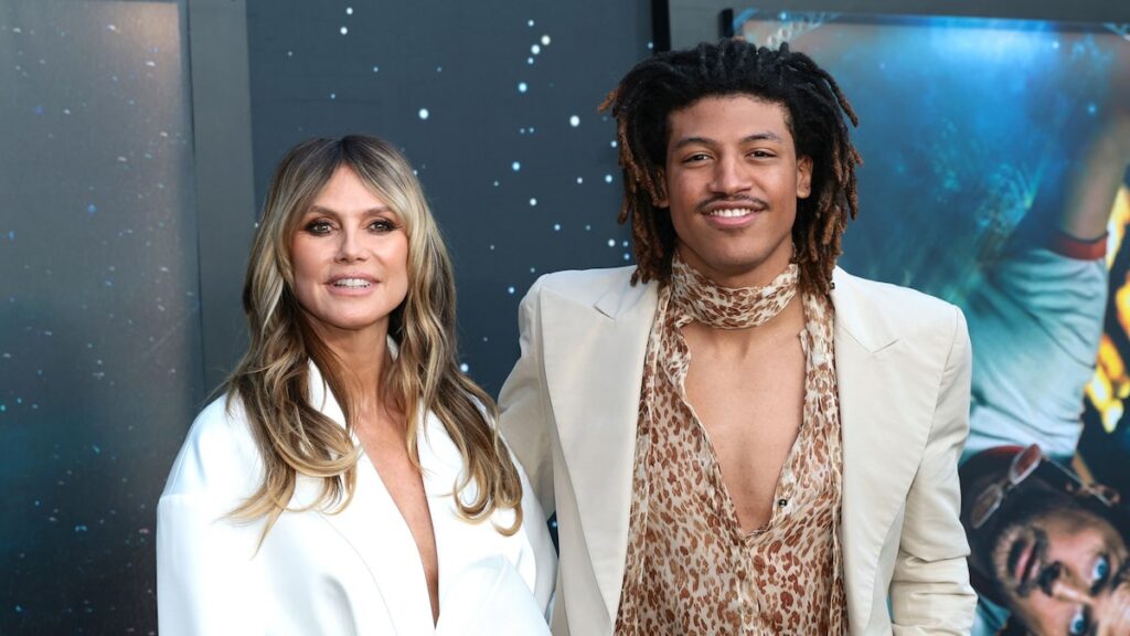 Heidi Klum and Seal’s son, Henry Samuel, 20, commands the spotlight in fashion-forward attire