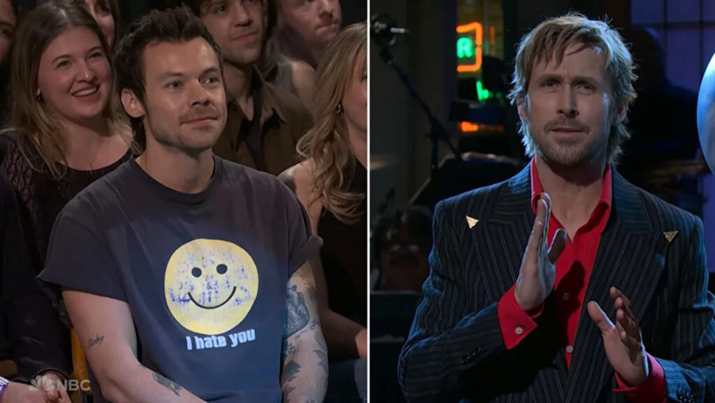Harry Styles Crashes Ryan Gosling’s ‘SNL’ Opening Monologue