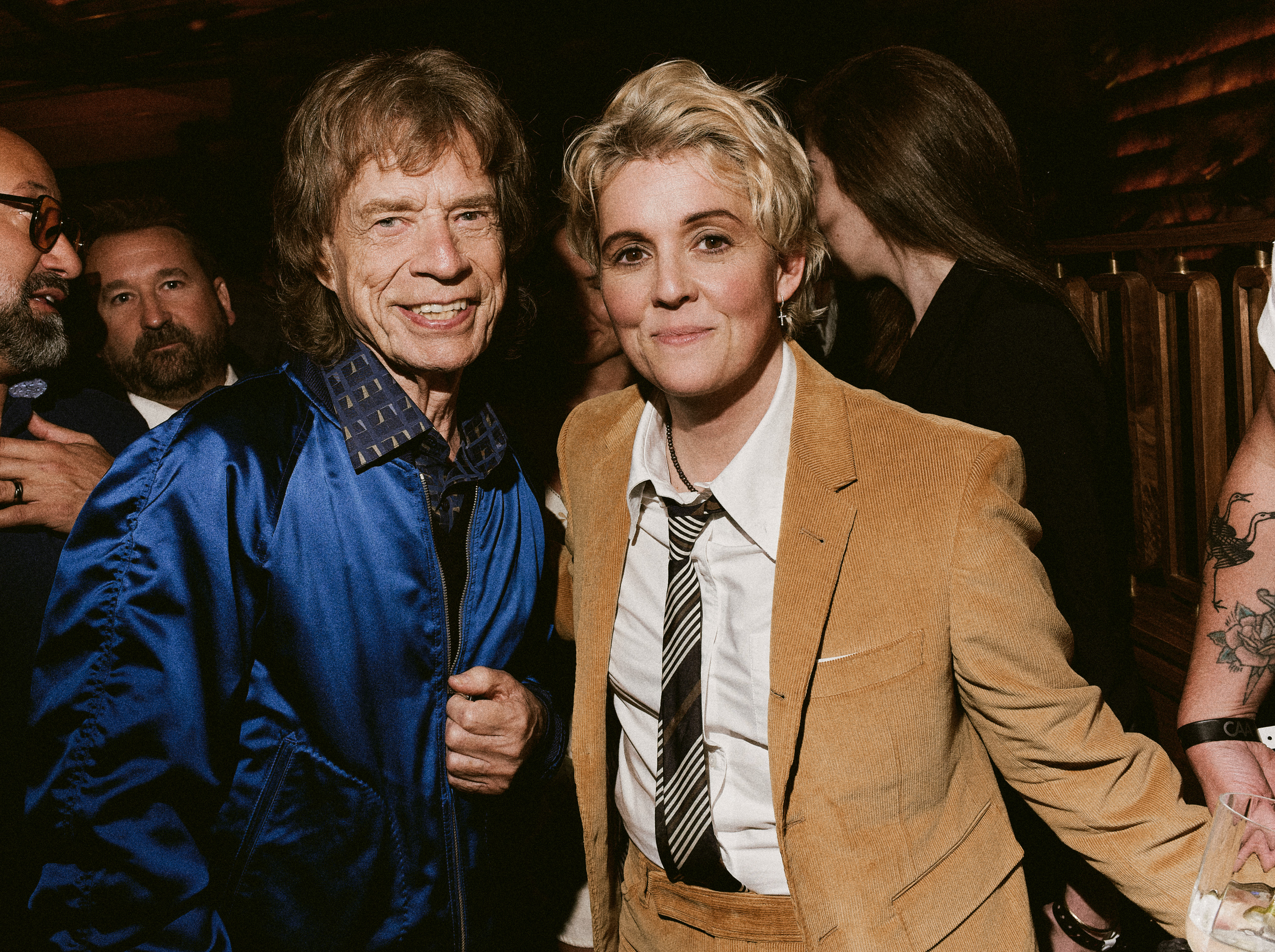 Mick Jagge, Brandi Carlile, , CAA pre-Oscar party 2026