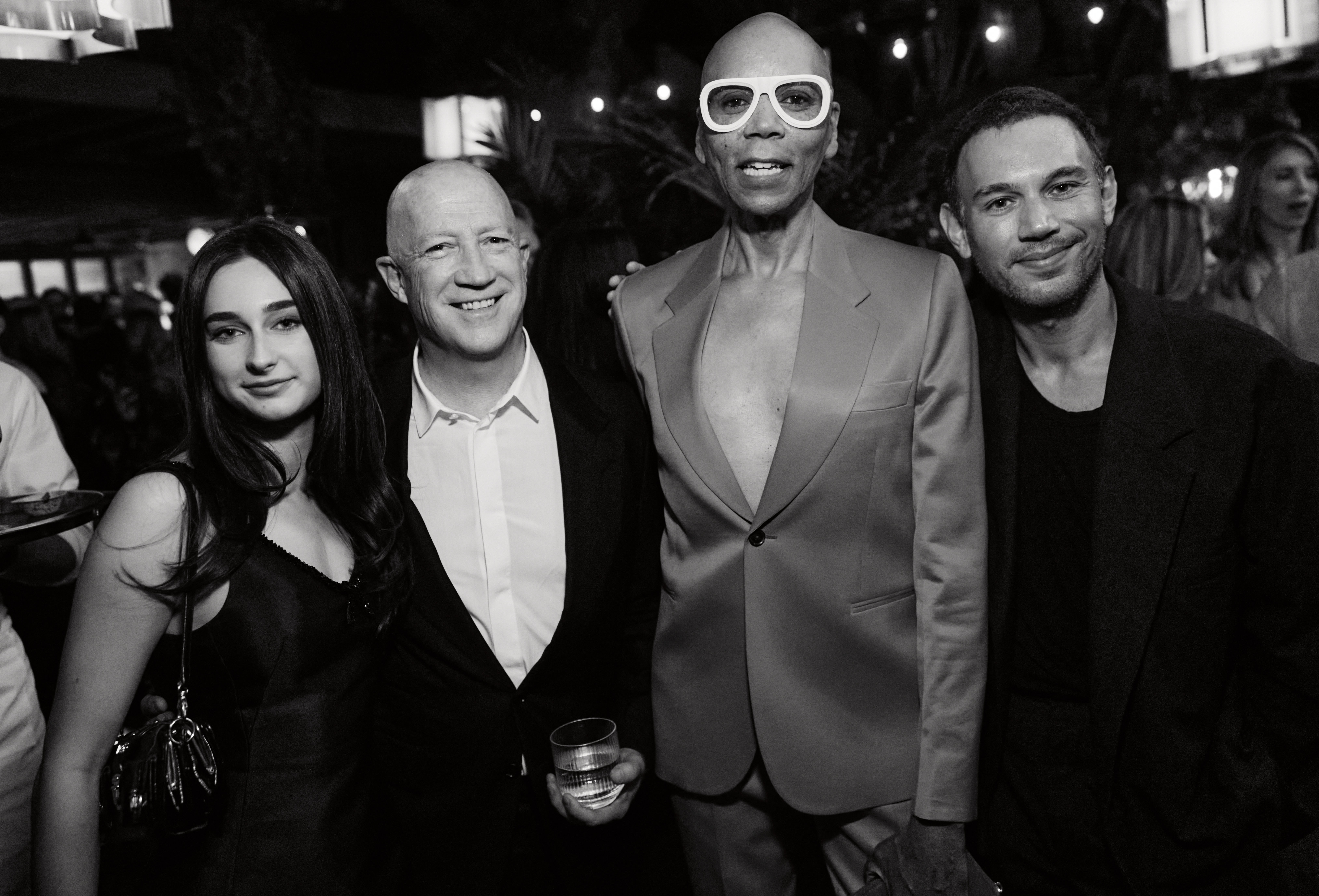 Ava Bozzi, Bryan Lourd, RuPaul, Sam Lansky, , CAA pre-Oscar party 2026