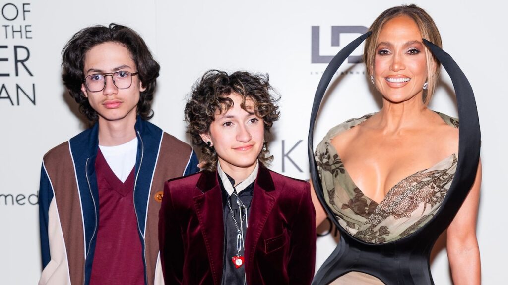 Jennifer Lopez says her kids made her 'stalk' two celebrities at an awards show