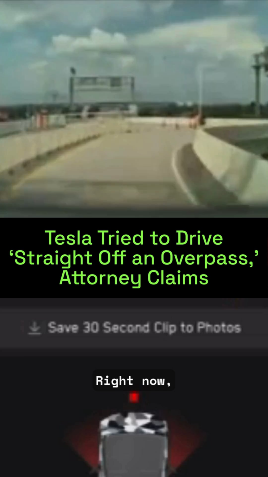 Cybertruck Tried to Drive 'Straight Off an Overpass' Attorney Claims