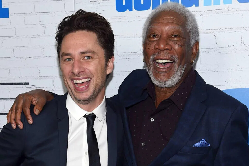 Zach Braff Says Morgan Freeman Became His ‘Voicemail’ After Losing a Bet Zach Braff Says Morgan Freeman Became His 'Voicemail' After Losing a Bet