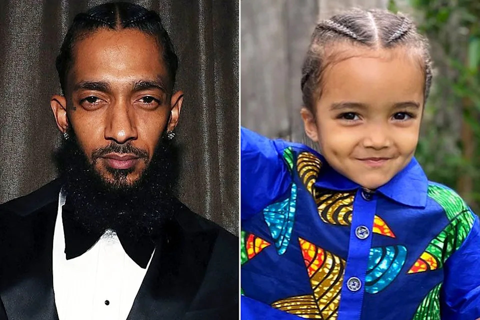 Nipsey Hussle and son KrossCredit: Shareif Ziyadat/Getty; Lauren London/Instagram