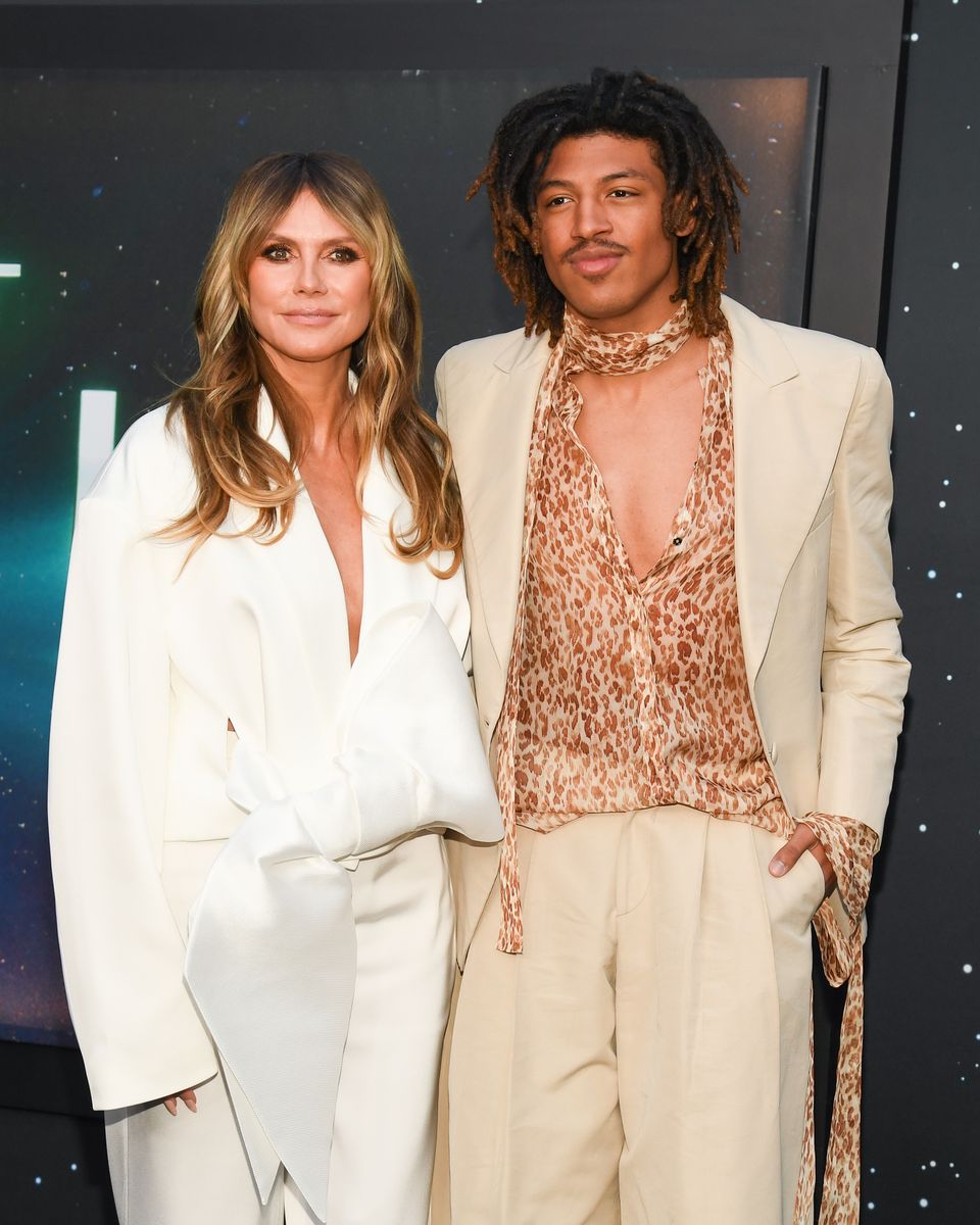 Heidi Klum and Henry Samuel at the "Project Hail Mary" New York Premiere.