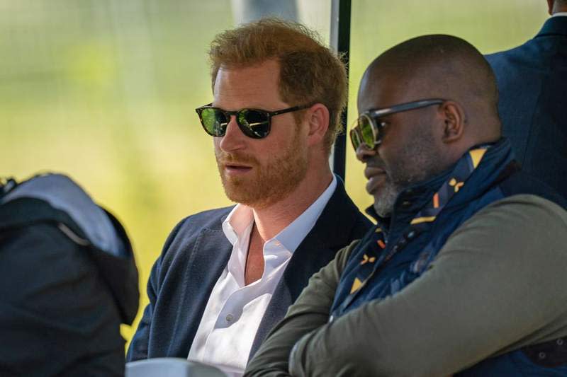 Prince Harry and Misan Harriman | Source: PA
