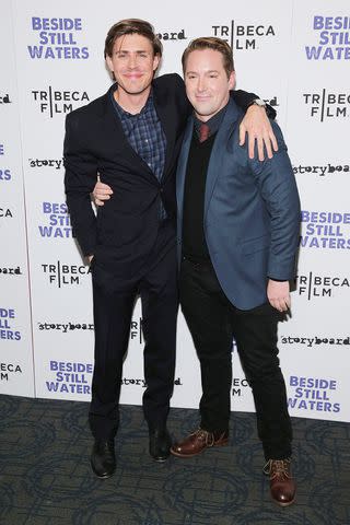 Chris Lowell and Beck Bennett in 2014.Credit: Neilson Barnard/Getty
