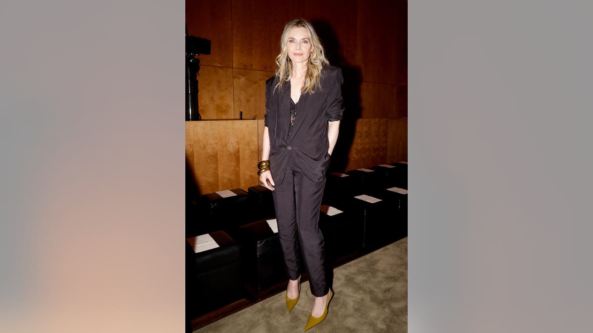 Michelle Pfeiffer YSL show
