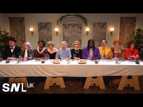 Comedian Jack Shep does Diana impression in Last Supper skit on UK SNL debut