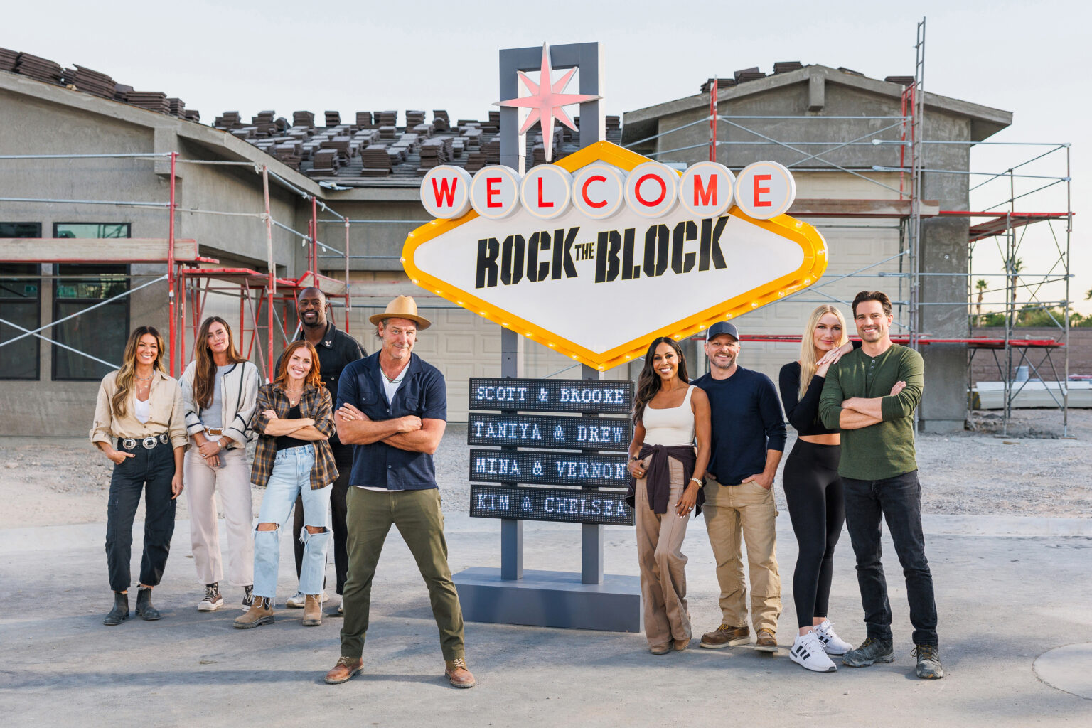 HGTV Star Designers Team Up With Celebrities For the Ultimate Las Vegas Gamble In a New Season of Blockbuster Hit 'Rock the Block'