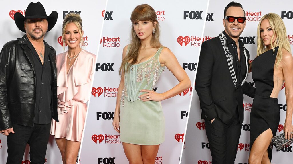 Jason Aldean, Taylor Swift among stars on iHeartRadio Awards red carpet Jason Aldean, Taylor Swift among stars on iHeartRadio Awards red carpet