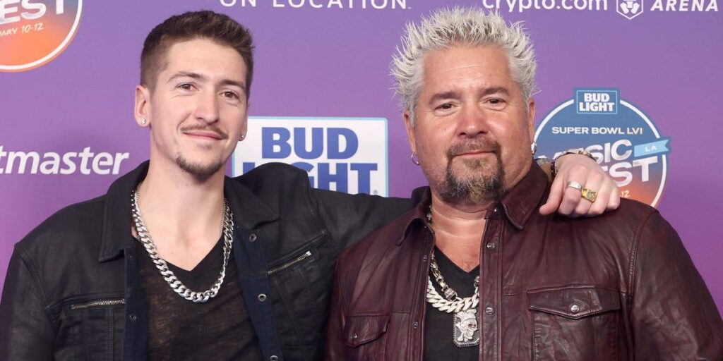 Guy Fieri Says Working With Son Hunter Is His “Favorite Thing”