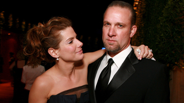 Sandra Bullock and husband Jesse James at Vanity Fair Oscars Party in March 2006