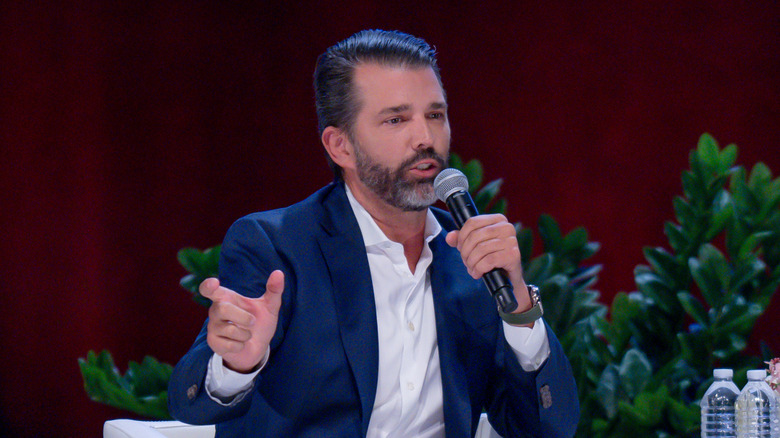 Donald Trump Jr speaking