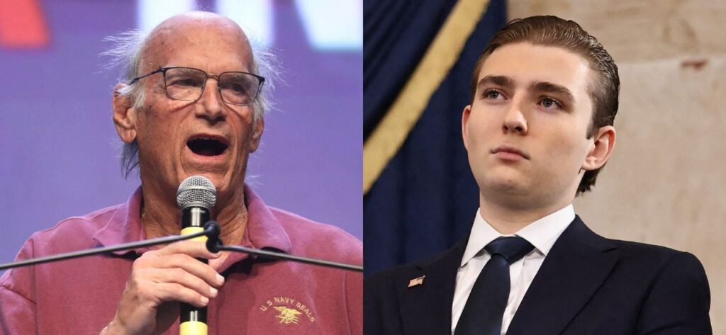 Actor Jesse Ventura Ripped For Telling Barron Trump To Enlist In Military Actor Jesse Ventura Ripped For Telling Barron Trump To Enlist In Military