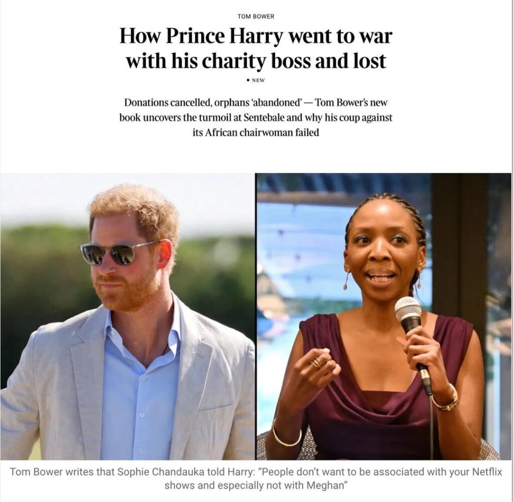How Prince Harry went to war with his charity boss and lost