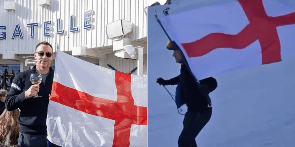John Terry crashes on ski trip while holding St George's Flag after 'drinking all day'