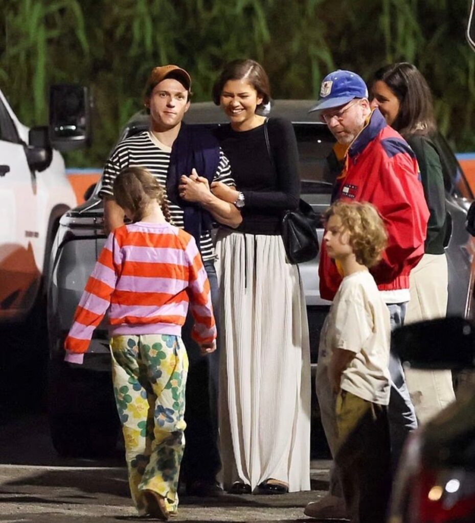 Zendaya and Tom Holland in Los Angeles, California