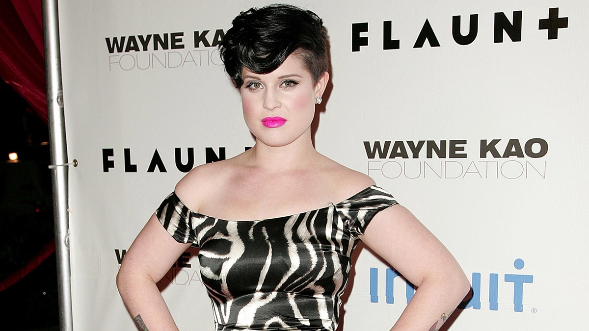 Kelly Osbourne in Los Angeles for the Flaunt Magazine anniversary party in December 2008.