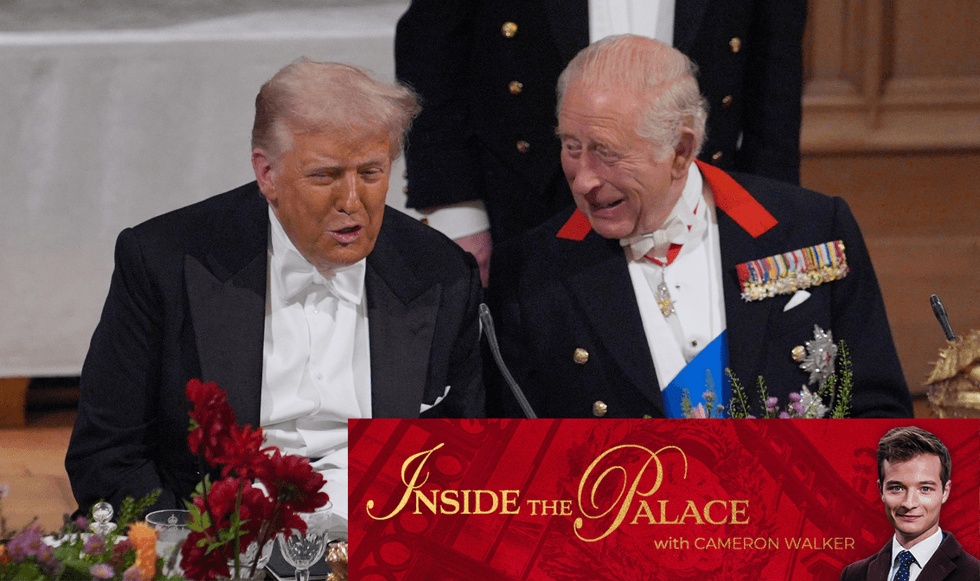 King Charles and Donald Trump