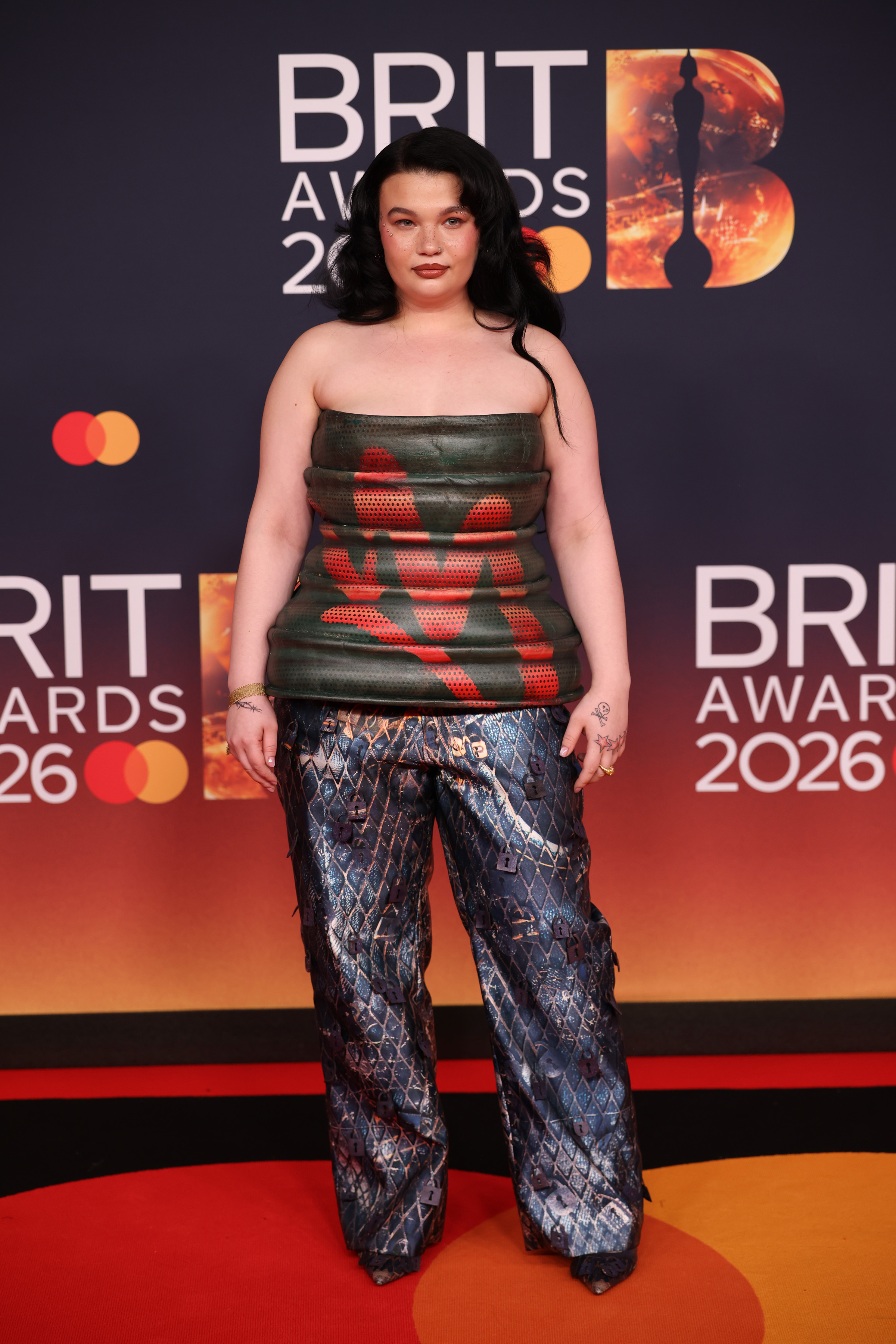 Celebrities on the red carpet at the 2026 BRIT Awards in Manchester