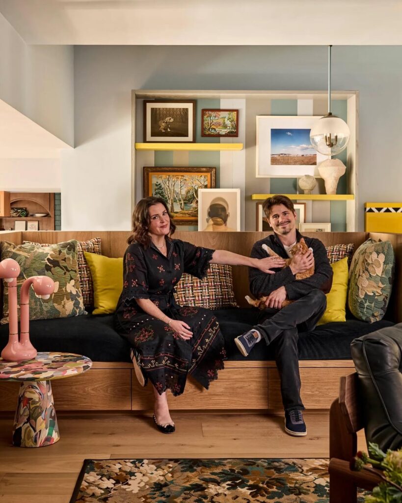 Melanie Lynskey and Jason Ritter’s LA Home Is What Happens When You Don’t Hold Back. Interior design by Jason Martin of Martin & Brocket. – Architectural Digest