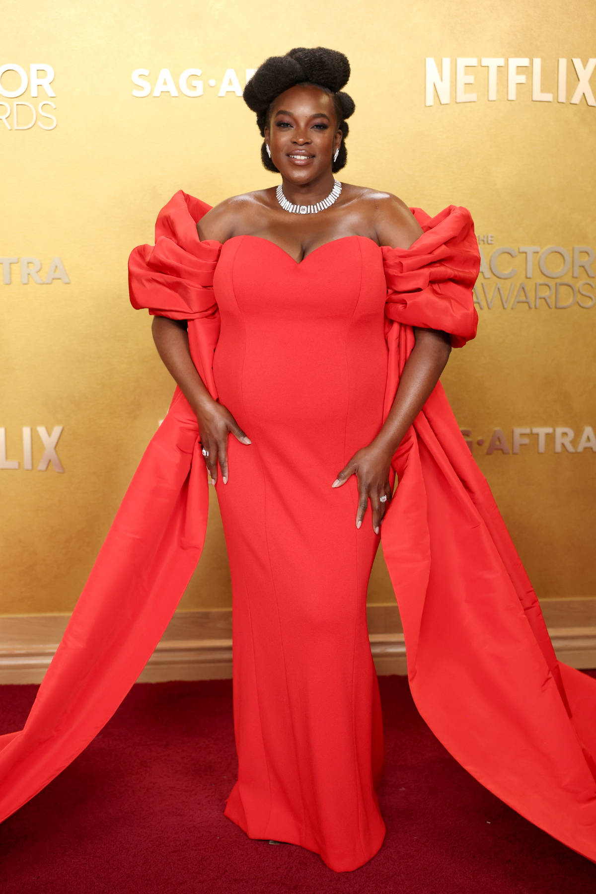 Celebrities In Custom Louis Vuitton At The 32nd Annual Actor Awards