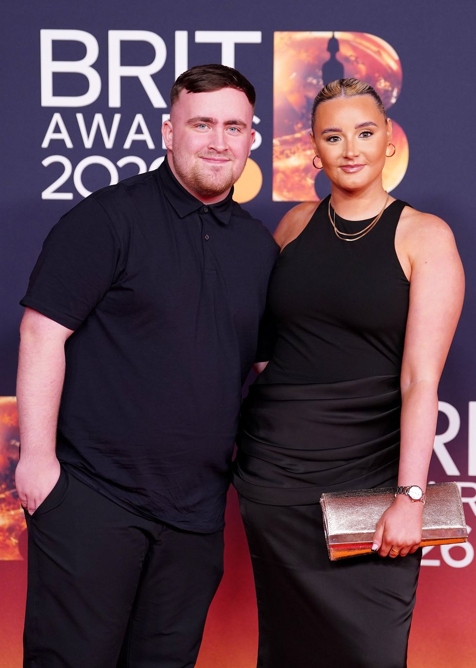 Luke Littler and Faith Millar made their Brits debut together on Saturday night