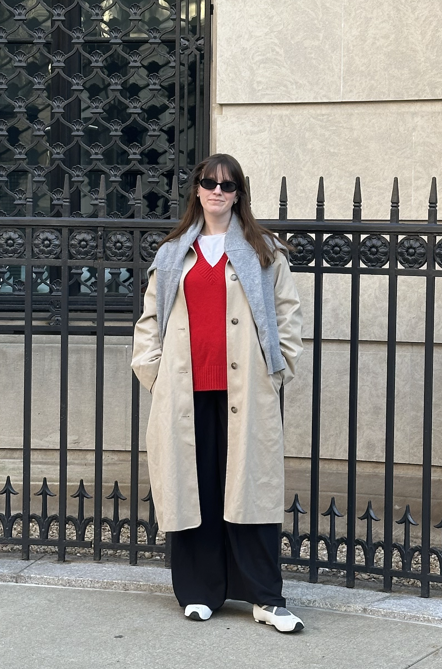 Halie LeSavage wearing the ballet sneakers trend for the a-list edit