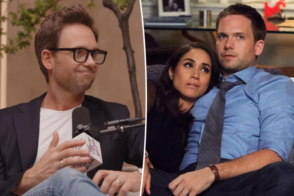 Patrick J. Adams says ‘eyes rolls were a constant’ with ‘Suits’ co-star Meghan Markle Patrick J. Adams says 'eyes rolls were a constant' with 'Suits' co-star Meghan Markle