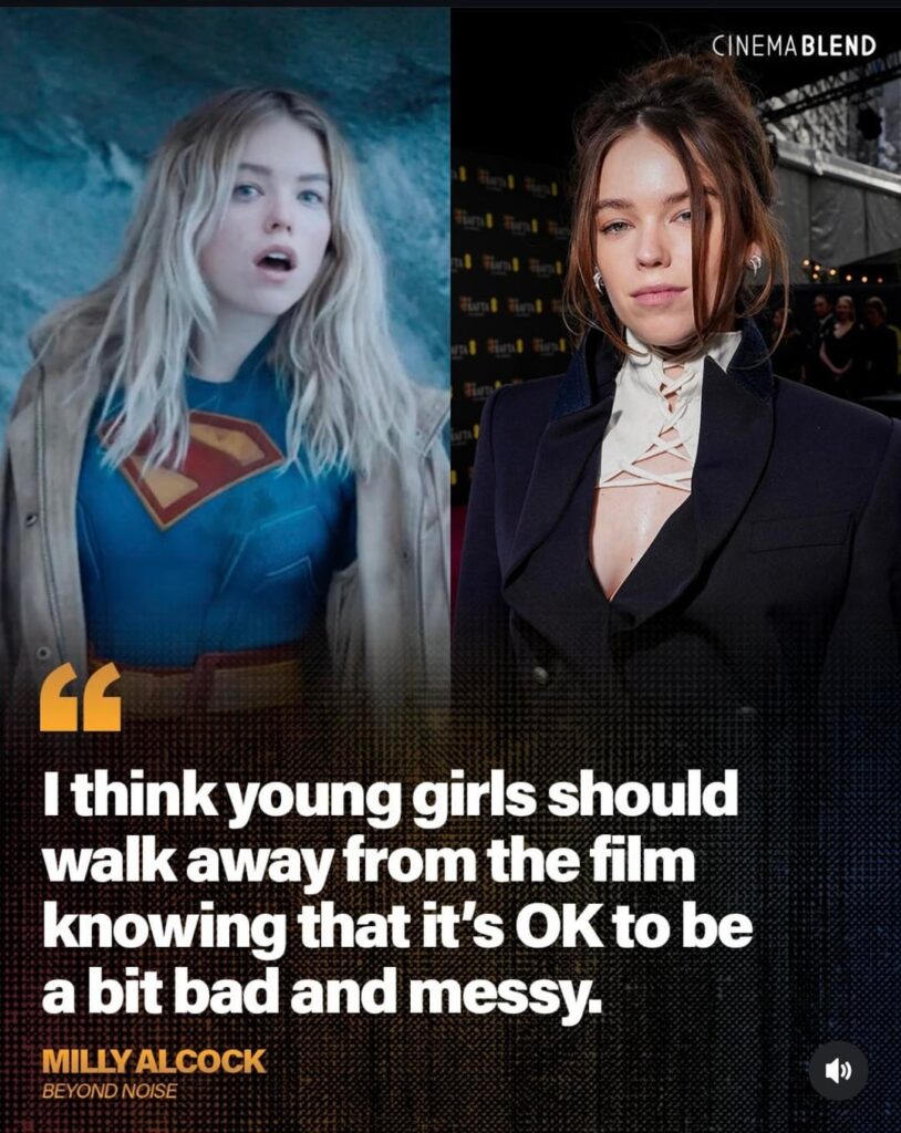 Milly Alcock on what she hopes young people will take away from her character’s flaws in ‘Supergirl’