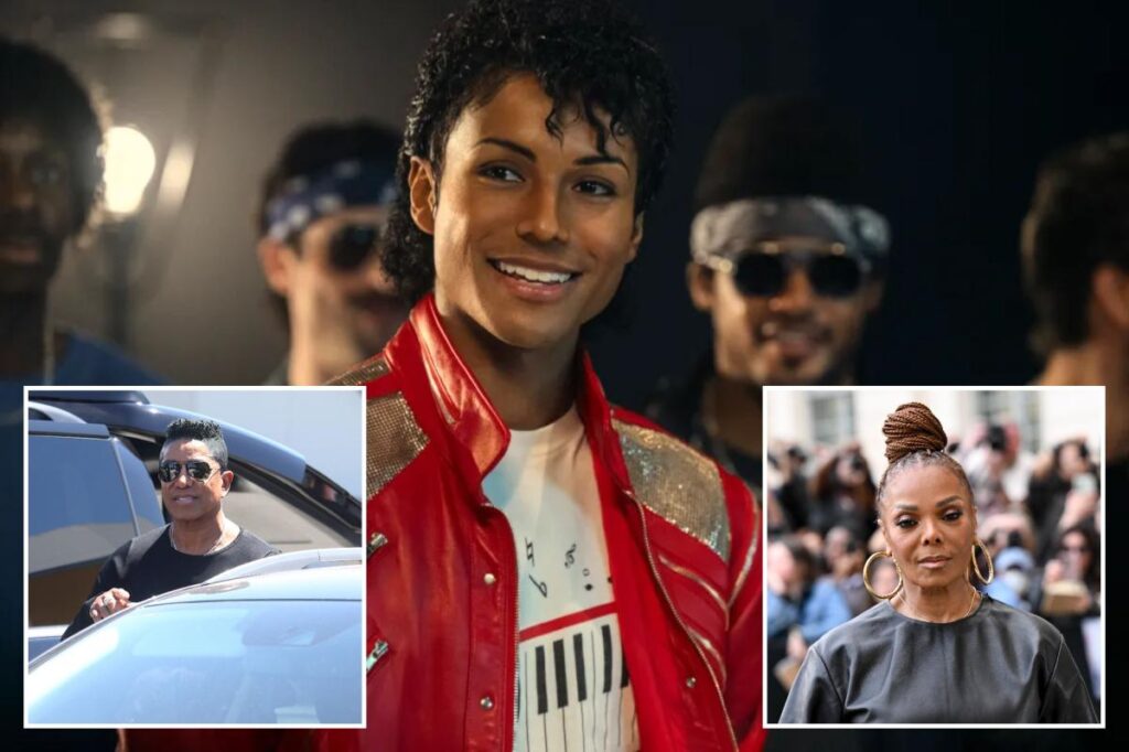 Janet Jackson clashes with brother Jermaine at Michael biopic screening Janet Jackson clashes with brother Jermaine at Michael biopic screening