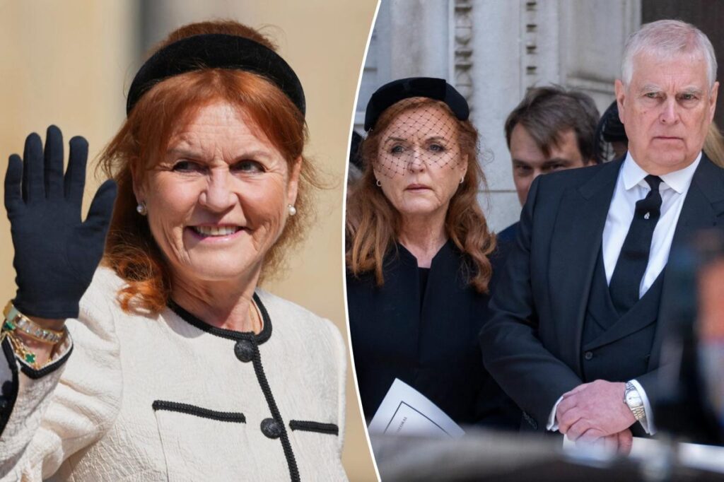 Sarah Ferguson is effectively homeless, crashing with friends after losing her royal title in wake of Epstein, Andrew