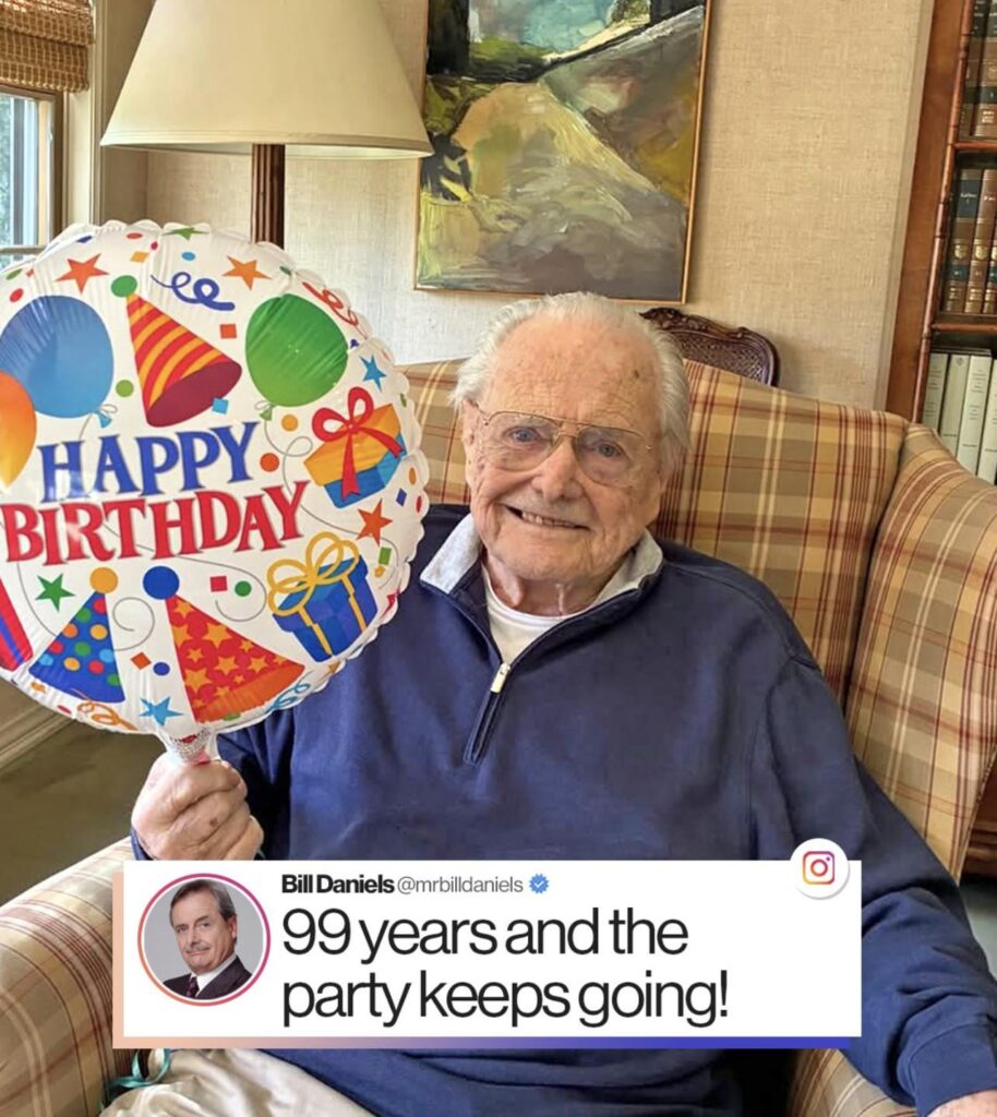 Happy Birthday, Mr. Feeny! Bill Daniels Celebrates Turning 99!