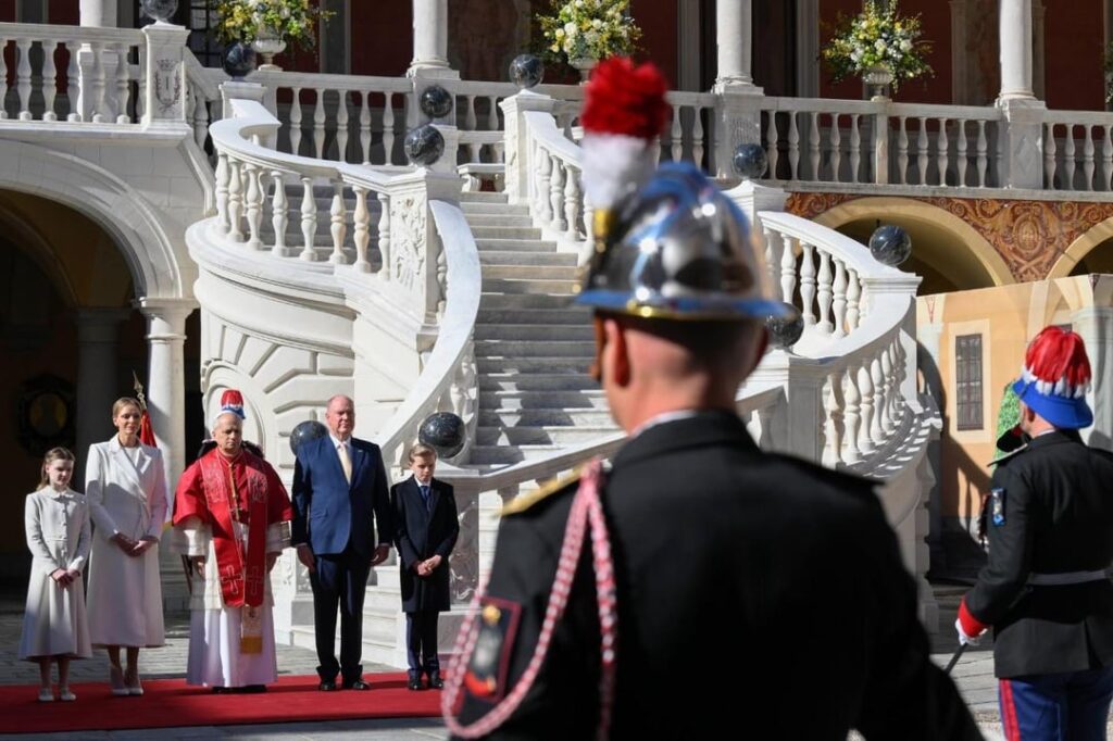 The Princely Couple of Monaco receive Pope Leo XIV The Princely Couple of Monaco receive Pope Leo XIV