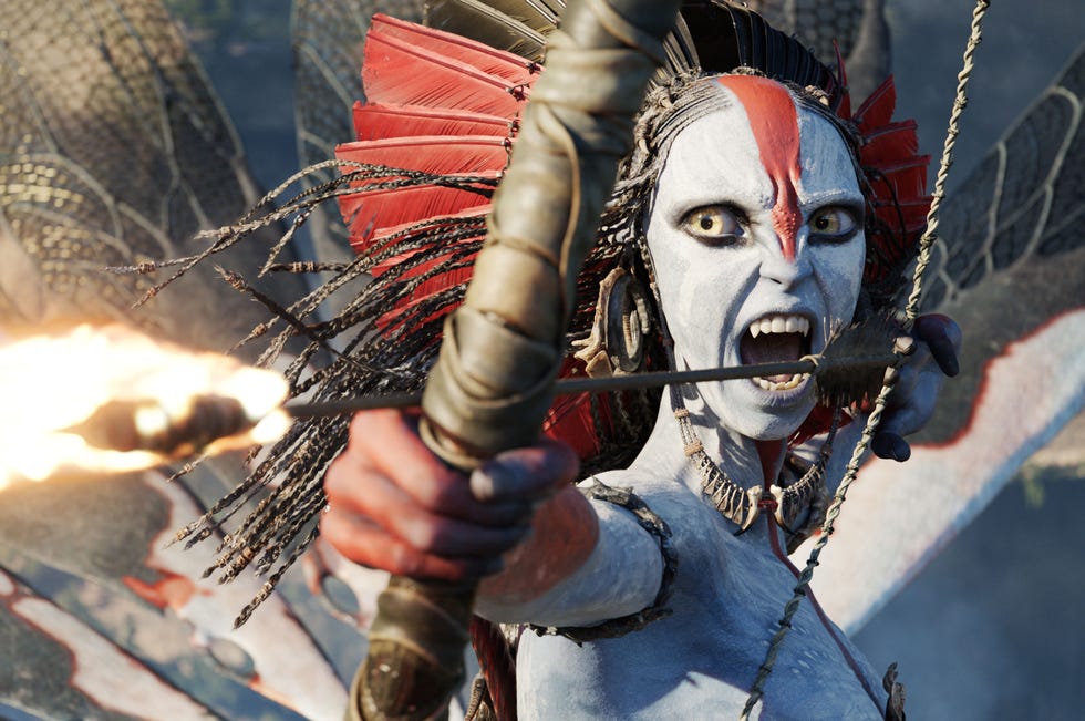 oona chaplin as varang, avatar fire and ash