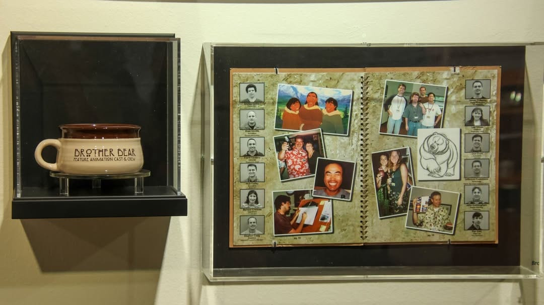 According to Bioreconstruct's post, some of the crew items were donated by him in 2004. So it is safe to assume he worked as a crew member at the now-defunct Walt Disney Feature Animation Florida studio at some point during that 1989 to 2004 time span. 