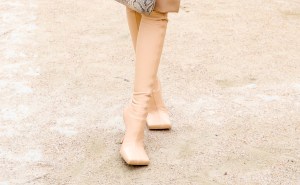 Paris Jackson at the Mugler fashion show as part of Paris Fashion Week Fall 2026 held at Palais de la Porte Dorée on March 06, 2026 in Paris, France.