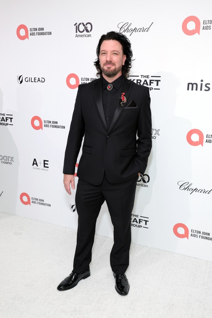 JC Chasez attends Elton John AIDS Foundation's 34th Annual Academy Awards Viewing Party on March 15, 2026 in West Hollywood, California.