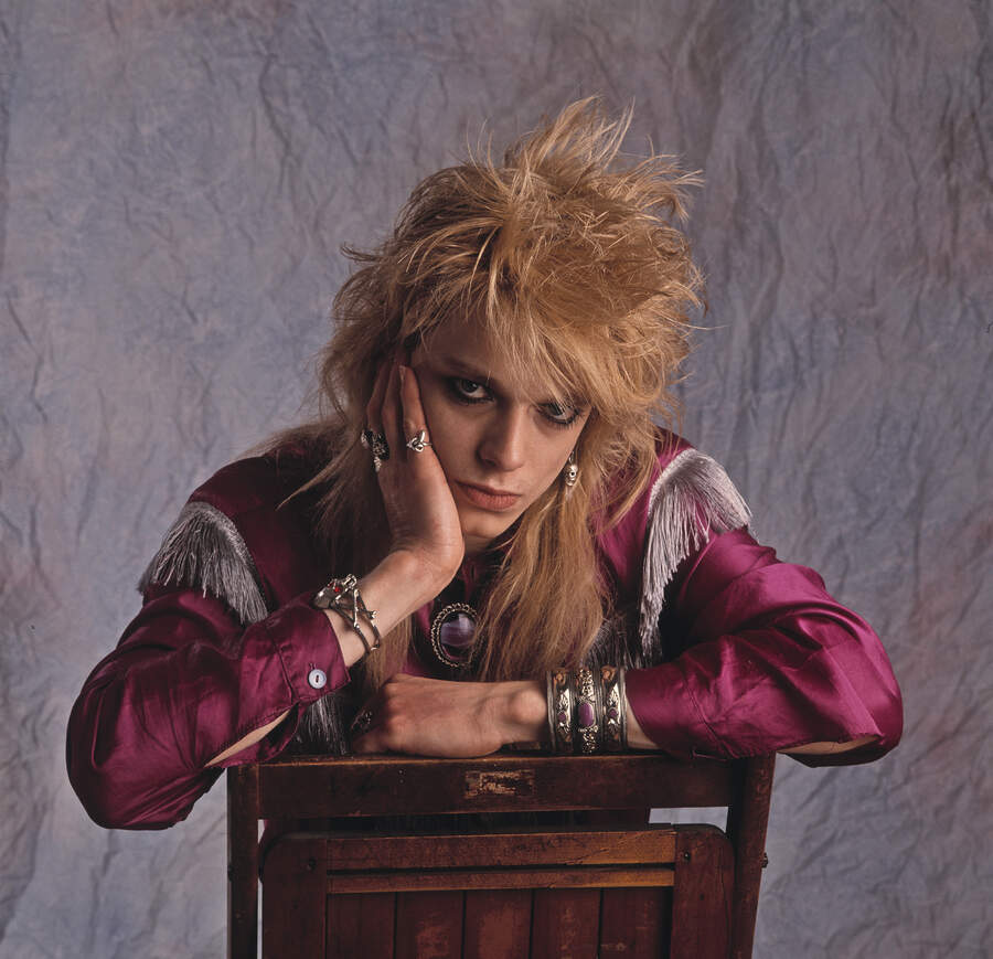 Michael Monroe portrait, 1989