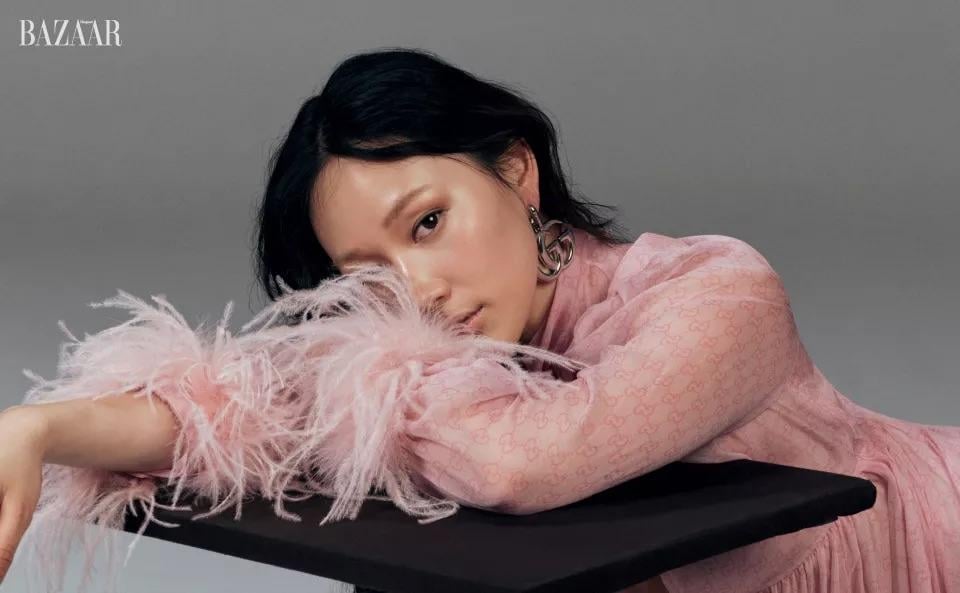 Yerin Ha photographed by Pierre Toussaint for Harper’s Bazaar Australia